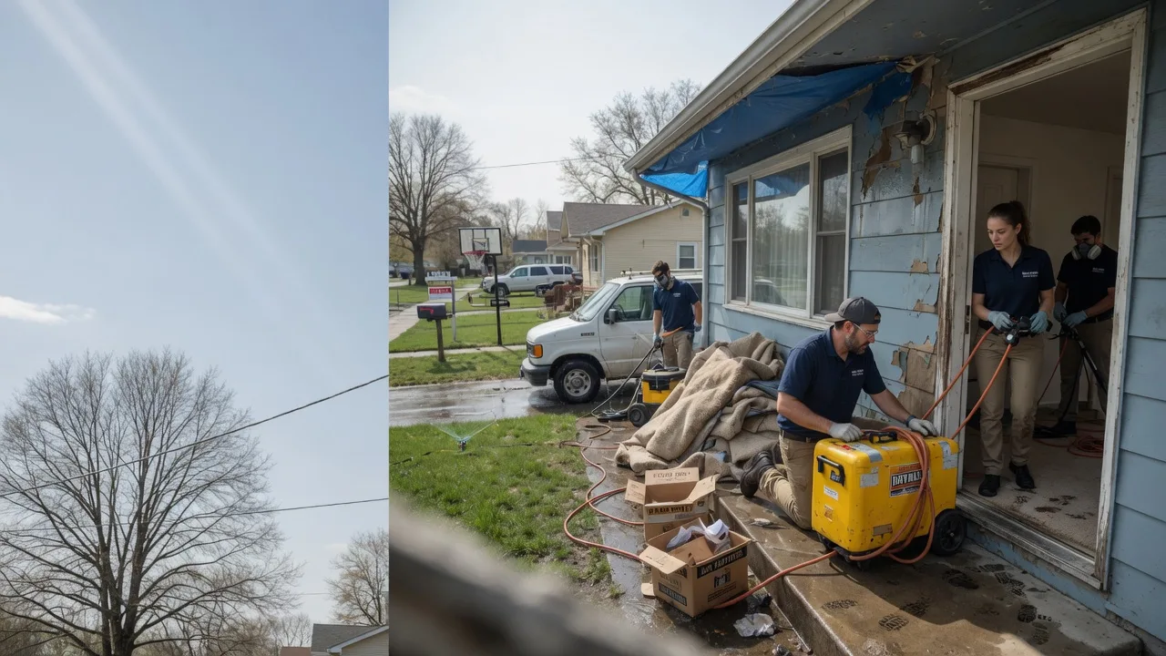 Basement Flood Cleanup in Tribune, KS near me